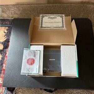 Kickers Black Car Audio Amplifier